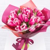 Женственность - букет из розовых тюльпанов 3